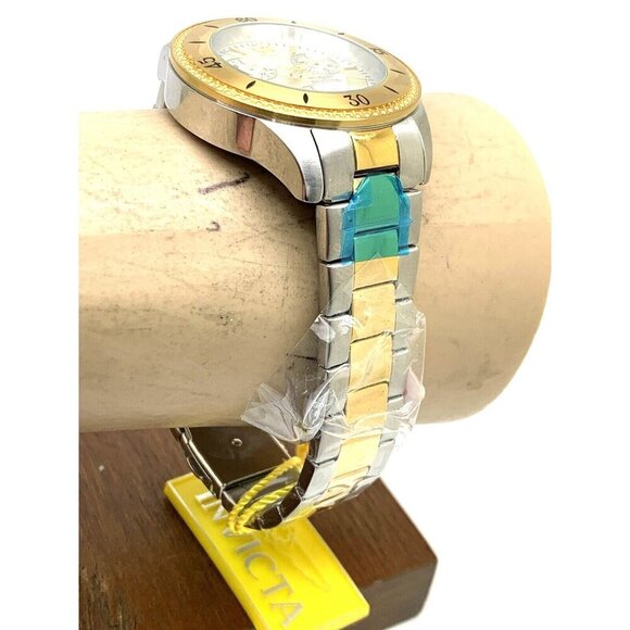 Invicta Women's Watch 21685 Angel Quartz Silver Dial Two Tone Stainless … - Picture 13 of 15